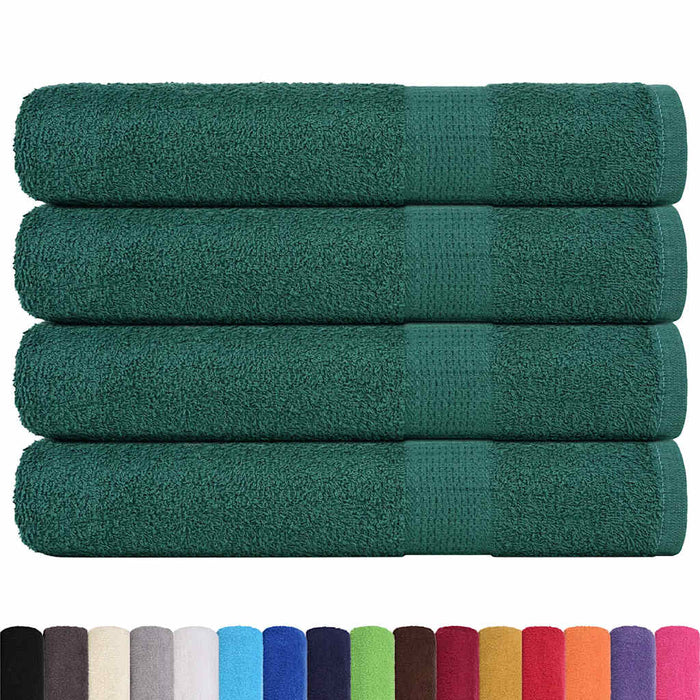 Prosoape pentru saună 4 buc Verde 80x200cm 360 g/m² 100% bumbac - WALTI WALTI