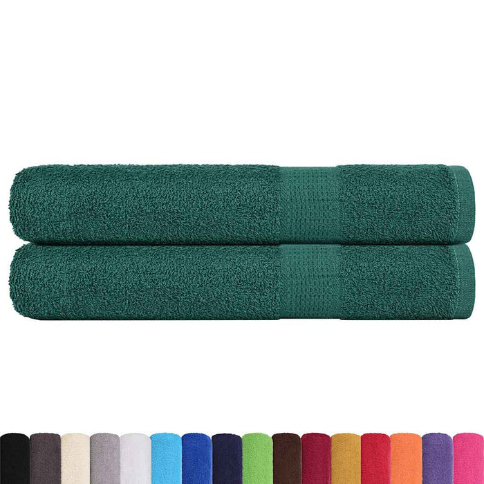 Prosoape 2 buc Verde 100x200 cm 360 g/m² 100% bumbac - WALTI WALTI