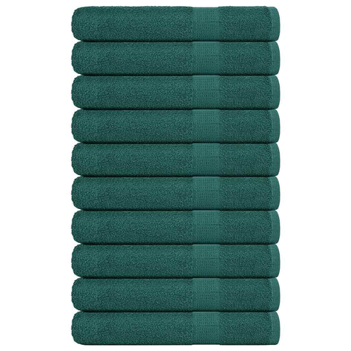 Prosoape 10 buc Verde 100x200 cm 360 g/m² 100% bumbac - WALTI WALTI