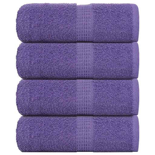 Prosoape de săpun 4 buc Violet 30x30 cm 360 g/m² 100% bumbac - WALTI WALTI