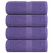 Prosoape de săpun 4 buc Violet 30x30 cm 360 g/m² 100% bumbac - WALTI WALTI