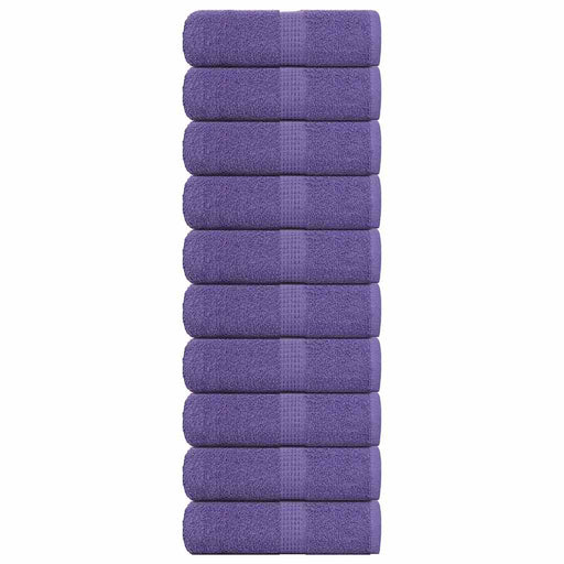 Prosoape de săpun 10 buc Violet 30x30 cm 360 g/m² 100% bumbac - WALTI WALTI