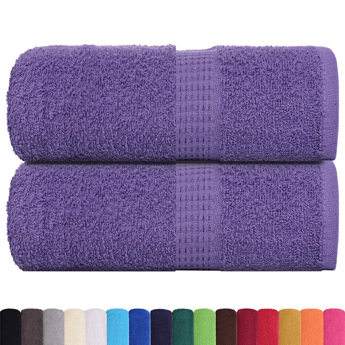 Prosoape pentru oaspeți 2 buc Violet 360 g/m² 100% bumbac - WALTI WALTI