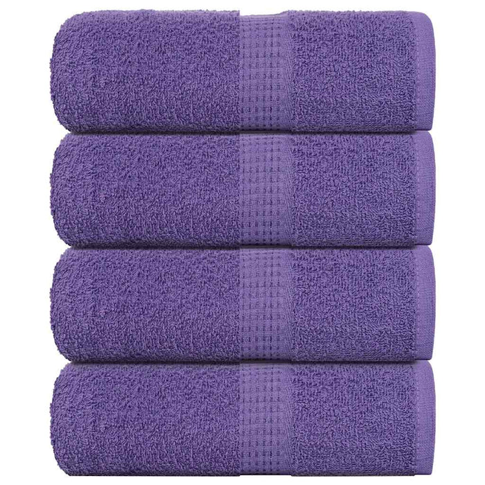 Prosoape pentru oaspeți 4 buc Violet 360 g/m² 100% bumbac - WALTI WALTI