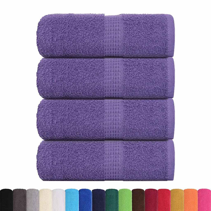 Prosoape pentru oaspeți 4 buc Violet 360 g/m² 100% bumbac - WALTI WALTI