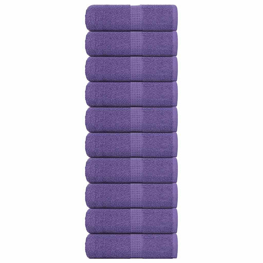 Prosoape pentru oaspeți 10 buc Violet 360 g/m² 100% bumbac - WALTI WALTI