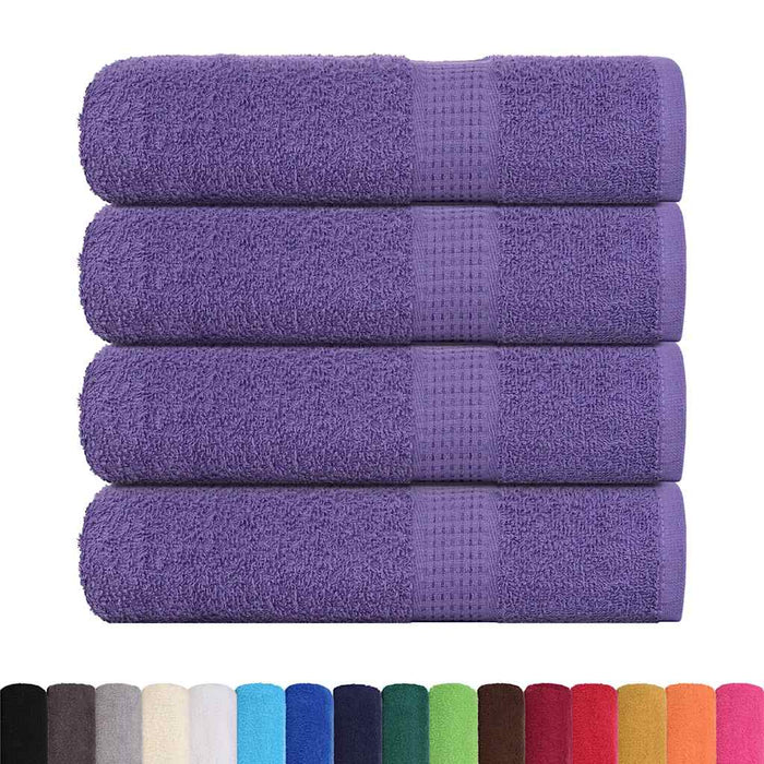 Prosoape de mână 4 buc Violet 50x100 cm 360 g/m² 100% bumbac - WALTI WALTI