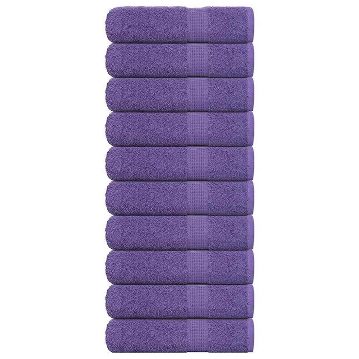 Prosoape de mână 10 buc Violet 50x100 cm 360 g/m² 100% bumbac - WALTI WALTI