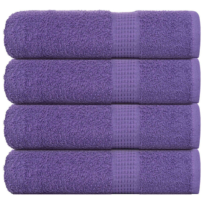 Prosoape de duș 4 buc Violet 70x140 cm 360 g/m² 100% bumbac - WALTI WALTI