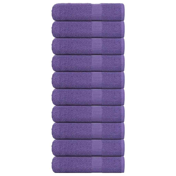 Prosoape de duș 10 buc Violet 70x140 cm 360 g/m² 100% bumbac - WALTI WALTI