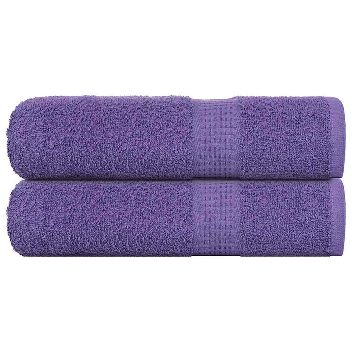 Prosoape de baie 2 buc Violet 100x150 cm 360 g/m² 100% bumbac - WALTI WALTI