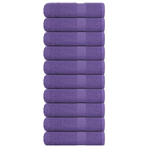 Prosoape de baie 10 buc Violet 100x150 cm 360 g/m² 100% bumbac - WALTI WALTI