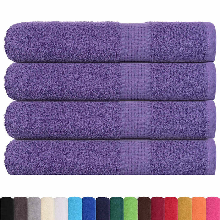 Prosoape pentru saună 4 buc Violet 360 g/m² 100% bumbac - WALTI WALTI