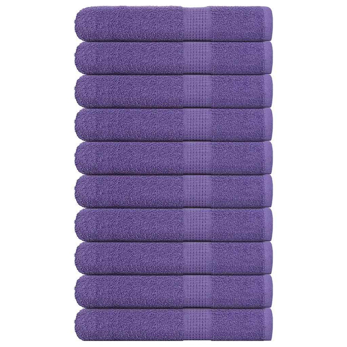 Prosoape pentru saună 10 buc Violet 360 g/m² 100% bumbac - WALTI WALTI