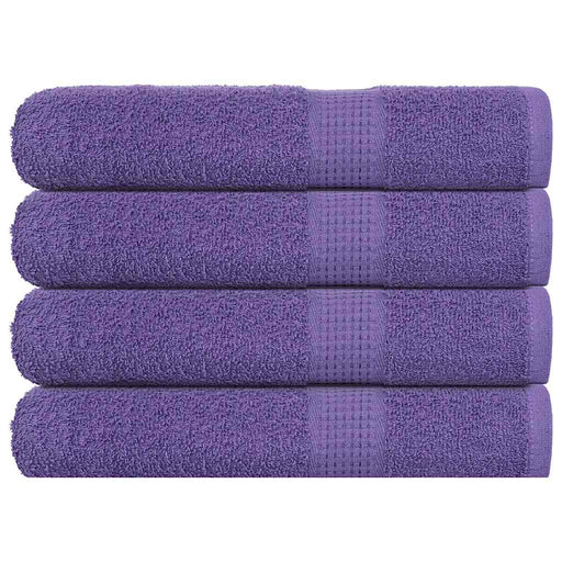 Prosoape 4 buc Violet 100x200 cm 360 g/m² 100% bumbac - WALTI WALTI