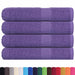 Prosoape 4 buc Violet 100x200 cm 360 g/m² 100% bumbac - WALTI WALTI