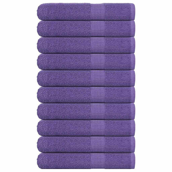 Prosoape 10 buc Violet 100x200 cm 360 g/m² 100% bumbac - WALTI WALTI