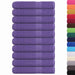 Prosoape 10 buc Violet 100x200 cm 360 g/m² 100% bumbac - WALTI WALTI