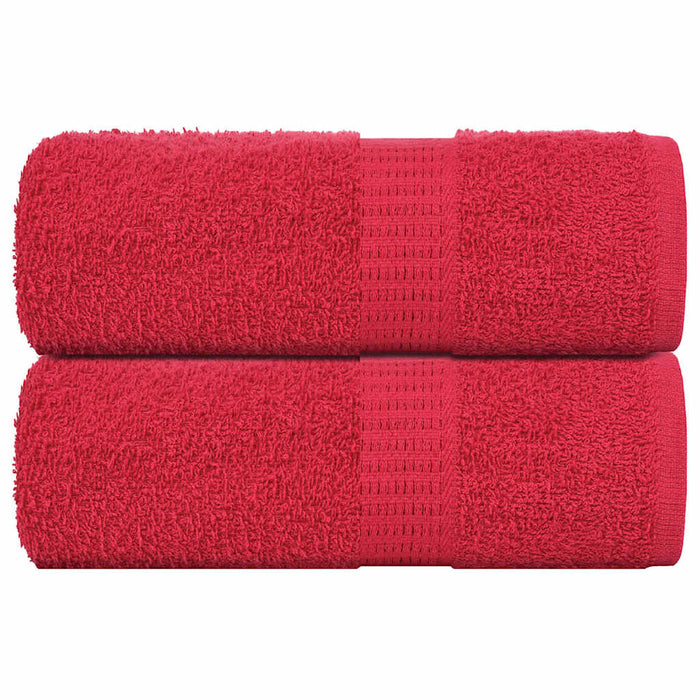 Prosoape de baie, FROGN, 2 buc., roșu, 30x30 cm, 360 g/m² WALTI