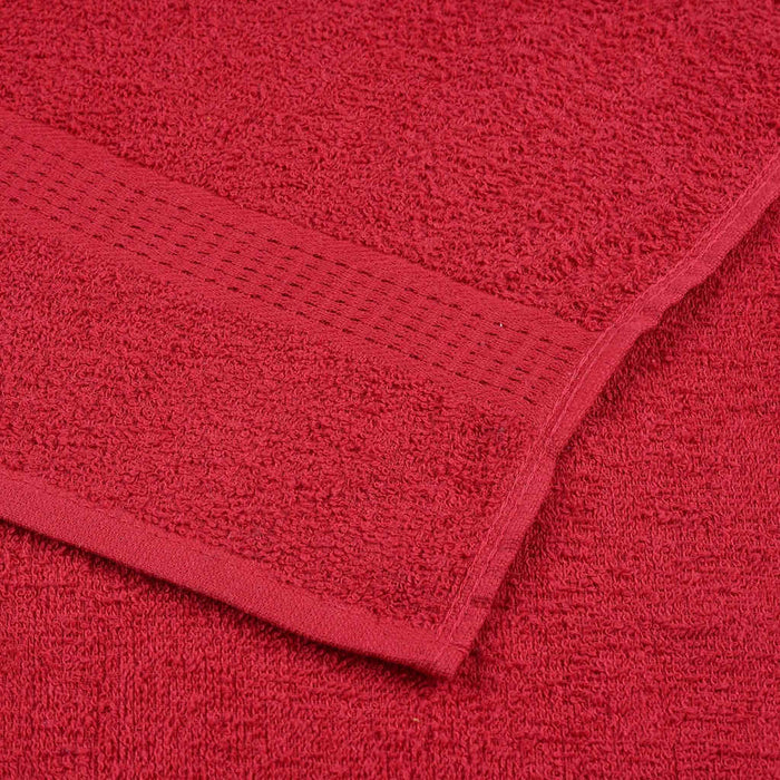 Prosoape de baie, FROGN, 2 buc., roșu, 30x30 cm, 360 g/m² WALTI