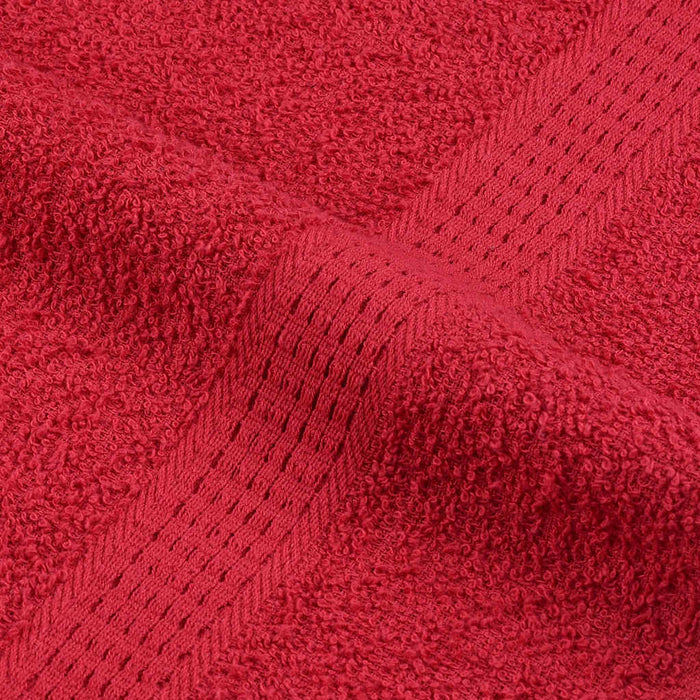 Prosoape de baie, FROGN, 2 buc., roșu, 30x30 cm, 360 g/m² WALTI
