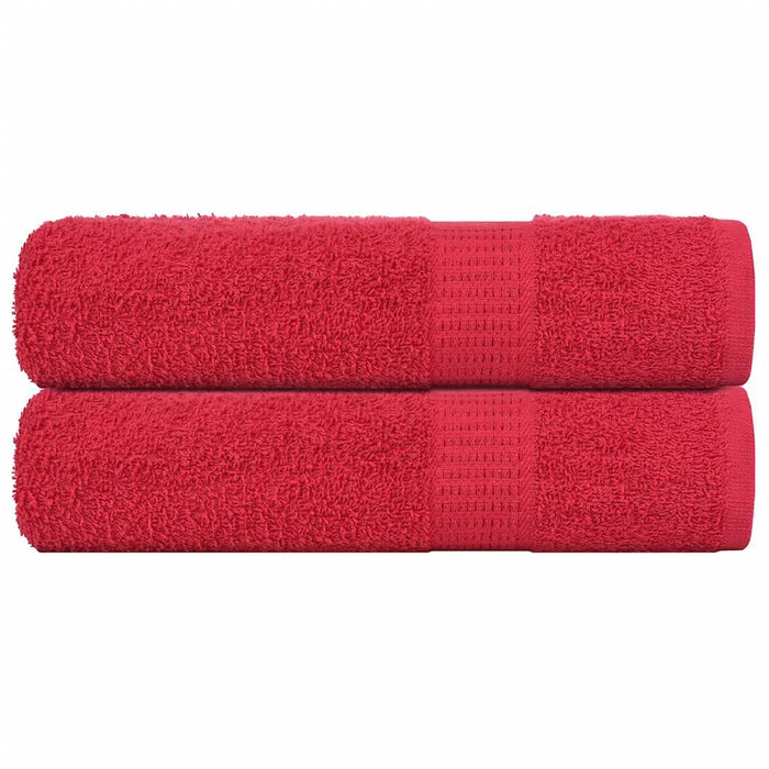 Prosoape de mâini, FROGN, 2 buc., roșu, 50x100 cm, 360 g/m² WALTI