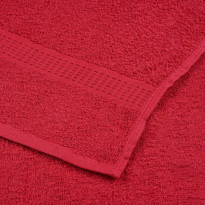 Prosoape de mâini, FROGN, 10 buc., roșu, 50x100 cm, 360 g/m² - WALTI WALTI