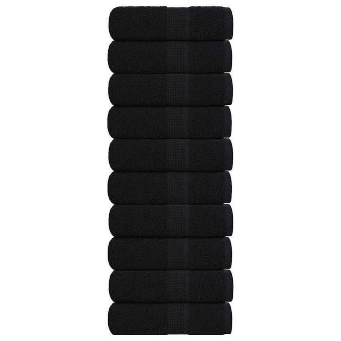 Prosoape de oaspeți, FROGN, 10 buc., negru, 30x50 cm, 360 g/m² WALTI