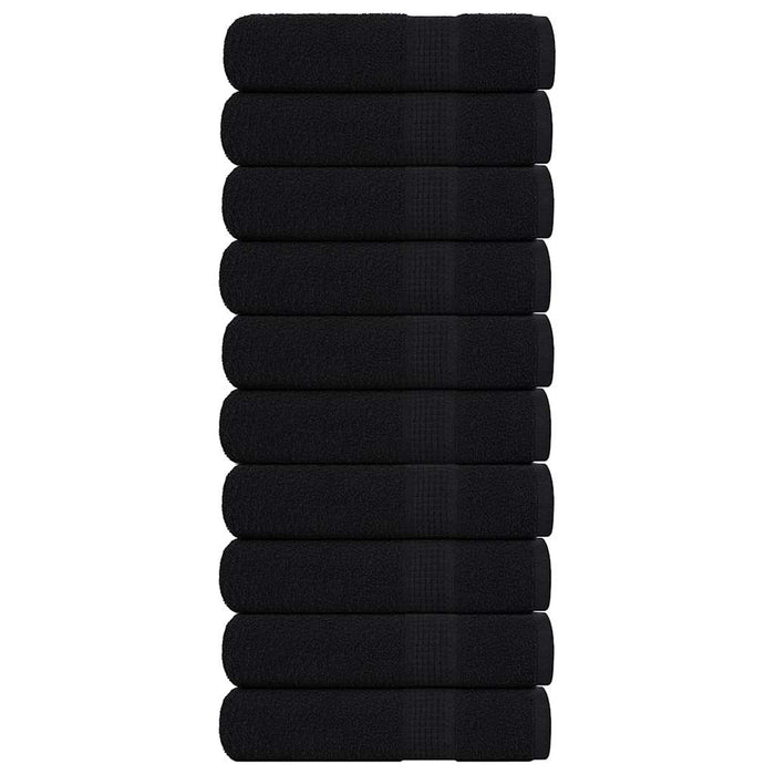 Prosoape de duș 10 buc Negru 70x140 cm 360 g/m² 100% bumbac - WALTI WALTI