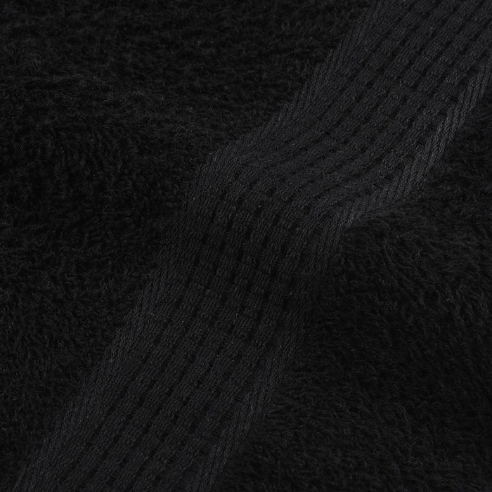 Prosoape de duș 10 buc Negru 70x140 cm 360 g/m² 100% bumbac - WALTI WALTI