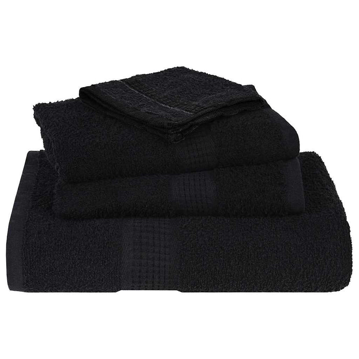 Prosoape de baie 4 buc Negru 100x150 cm 360 g/m² 100% bumbac - WALTI WALTI