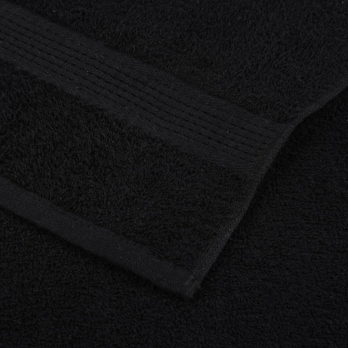 Prosoape de baie 4 buc Negru 100x150 cm 360 g/m² 100% bumbac - WALTI WALTI