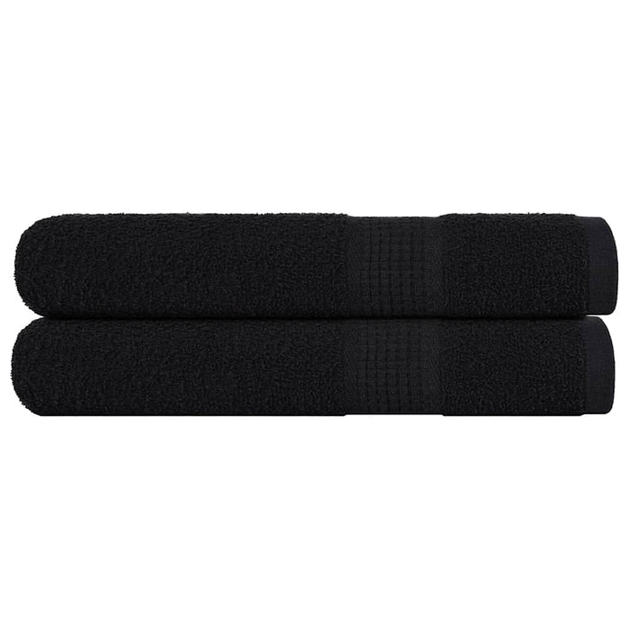 Prosoape pentru saună 2 buc Negru 80x200cm 360 g/m² 100% bumbac - WALTI WALTI