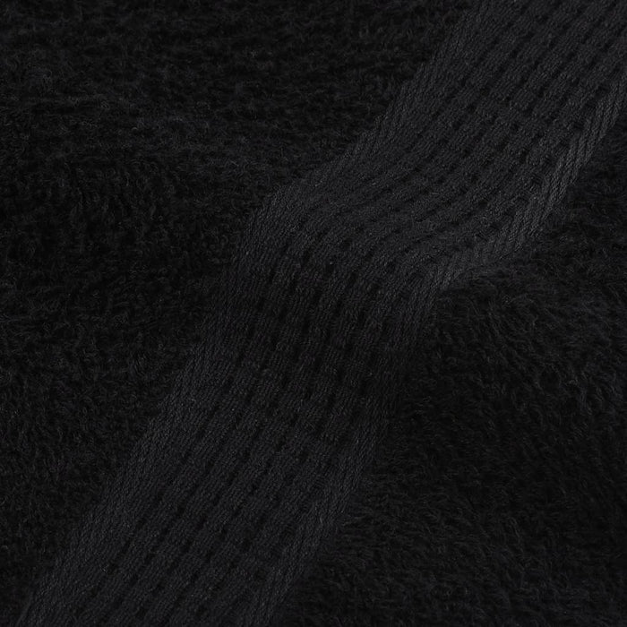 Prosoape FROGN 2 buc., negru, 100x200 cm, 360 g/m² WALTI