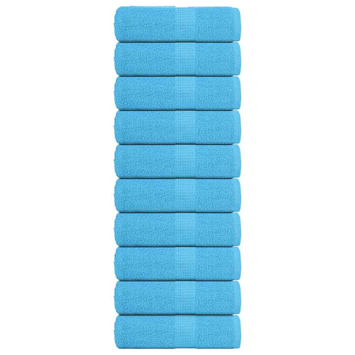 Prosoape de baie, FROGN, 10 buc., turcoaz, 30x30 cm, 360 g/m² WALTI