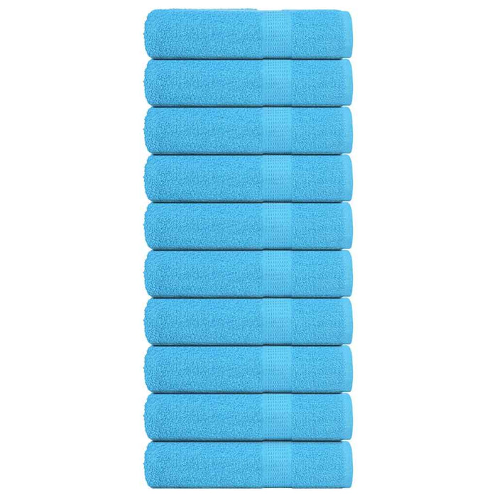 Prosoape de mâini, FROGN, 10 buc., turcoaz, 50x100 cm, 360 g/m² WALTI