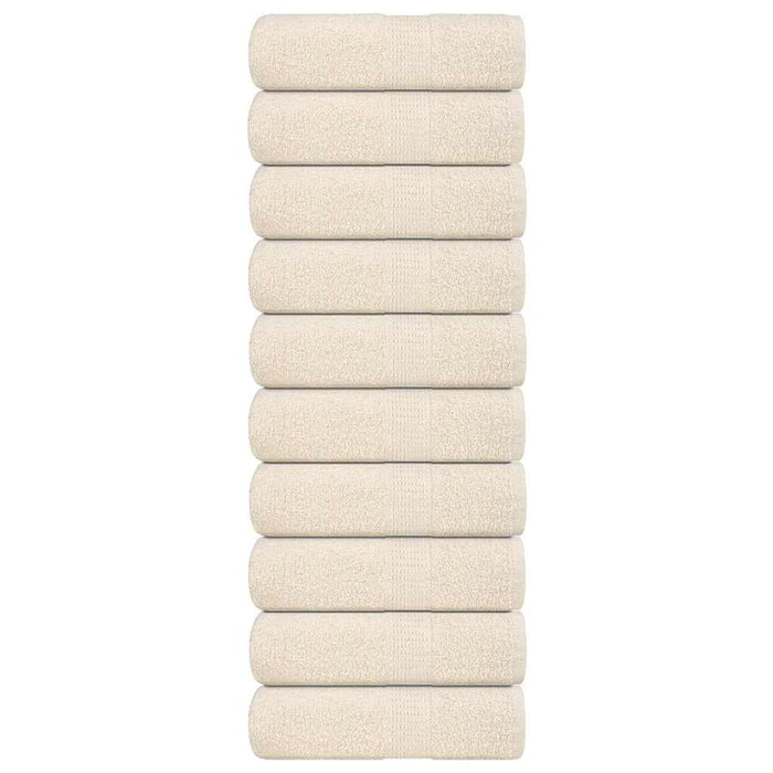 Prosoape cu săpun 10 buc cremă 30x30 cm 360 g/m² 100% bumbac - WALTI WALTI