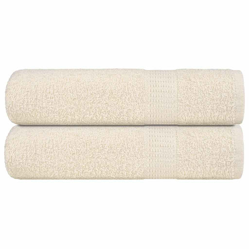 Prosoape de mână 2 buc cremă 50x100 cm 360 g/m² 100% bumbac - WALTI WALTI