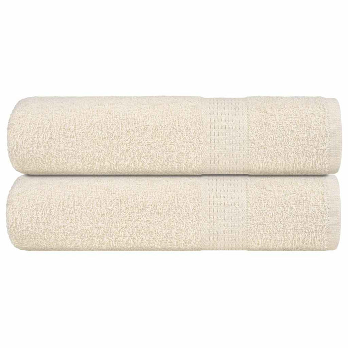 Prosoape de mână 2 buc cremă 50x100 cm 360 g/m² 100% bumbac - WALTI WALTI