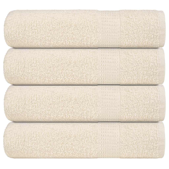 Prosoape de baie 4 buc crem 100x150 cm 360 g/m² 100% bumbac - WALTI WALTI