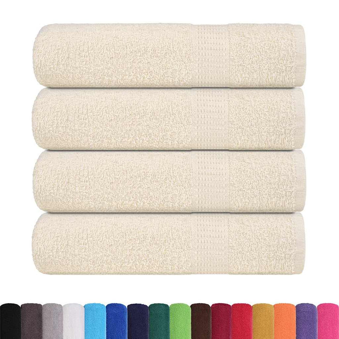 Prosoape de baie 4 buc crem 100x150 cm 360 g/m² 100% bumbac - WALTI WALTI