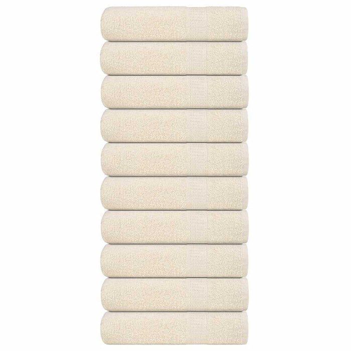 Prosoape de baie 10 buc crem 100x150 cm 360 g/m² 100% bumbac - WALTI WALTI