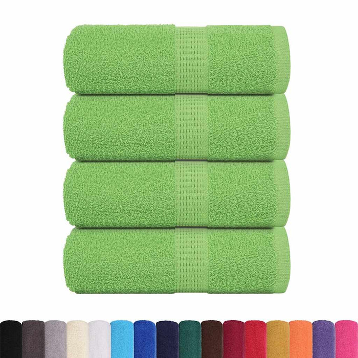 Prosoape de săpun 4 buc Verde măr 30x30 cm 360 g/m² 100% bumbac - WALTI WALTI