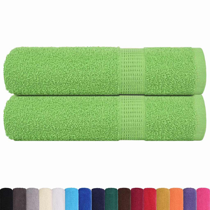 Prosoape de mână 2 buc Verde măr 50x100 cm 360 g/m² 100% bumbac - WALTI WALTI