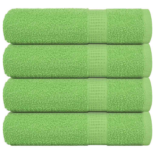 Prosoape de mână 4 buc Verde măr 50x100 cm 360 g/m² 100% bumbac - WALTI WALTI