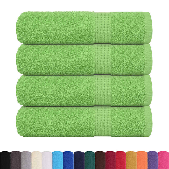 Prosoape de mână 4 buc Verde măr 50x100 cm 360 g/m² 100% bumbac - WALTI WALTI