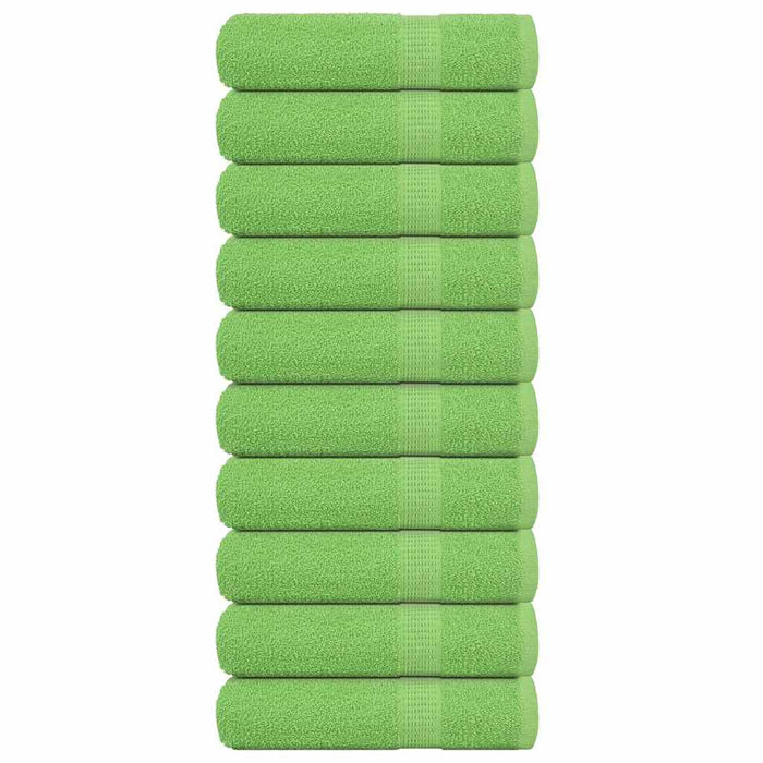Prosoape de mâini, FROGN, 10 buc., verde măr, 50x100 cm, 360 g/m² WALTI