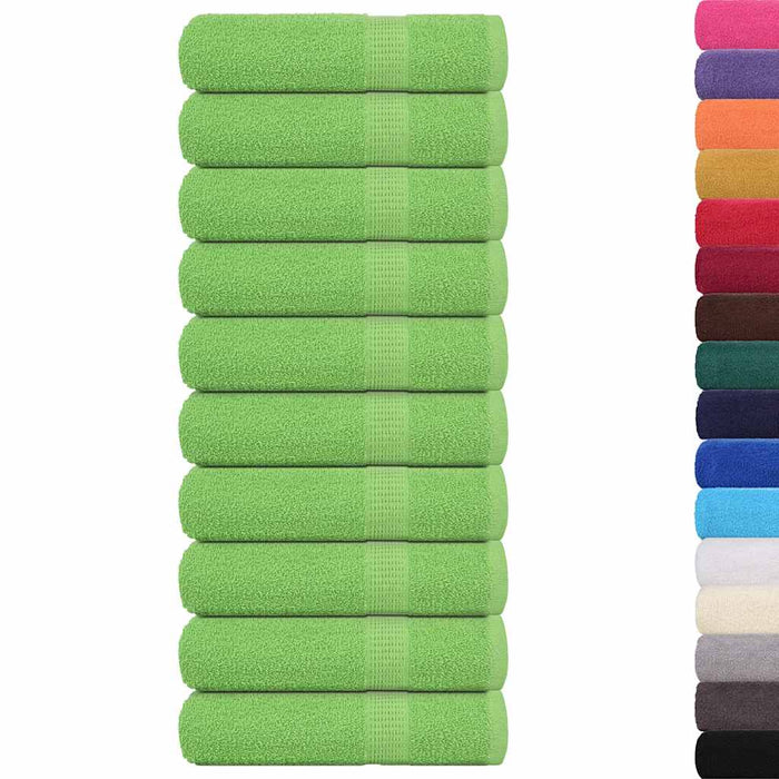 Prosoape de mâini, FROGN, 10 buc., verde măr, 50x100 cm, 360 g/m² WALTI