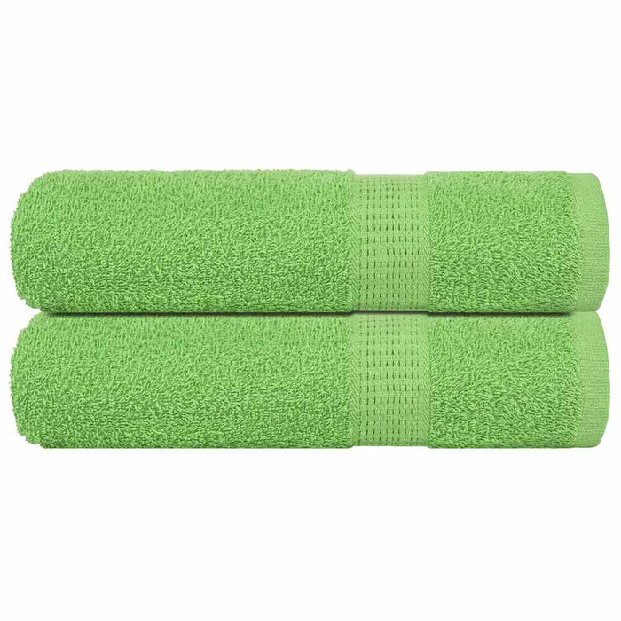 Prosoape de duș 2 buc Verde măr 70x140 cm 360 g/m² 100% bumbac - WALTI WALTI