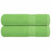 Prosoape de baie 2 buc Verde mere 100x150cm 360g/m² 100% bumbac - WALTI WALTI